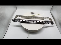 নেটওয়ার্ক উচ্চ ঘনত্ব, 1U 48 পোর্ট ক্ষমতা RJ45 আনলোড প্যাচ প্যানেল