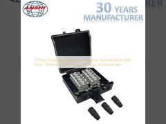 10 প্যারিস বহিরঙ্গন টেলিফোন বিতরণ টার্মিনাল ব্লক সঙ্গে অ - সুরক্ষা STB মডিউল বড় টেলিফোন তারের জন্য