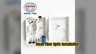 FTTH ইনস্টলেশনের জন্য কমপ্যাক্ট ফাইবার অপটিক ওয়াল সকেট