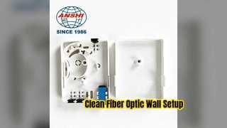 সহজ হোম FTTH সেটআপের জন্য কমপ্যাক্ট ফাইবার অপটিক ওয়াল সকেট