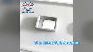 ANSHI RJ45 ওয়াল প্লেট ইজি নেটওয়ার্ক ক্যাবল ম্যানেজমেন্ট