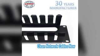 র্যাক কেবল ম্যানেজার 1U অর্গানাইজ নেটওয়ার্ক