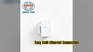 ANSHI Cat6 RJ45 কীস্টোন জ্যাক সহজ ইথারনেট সংযোগকারী