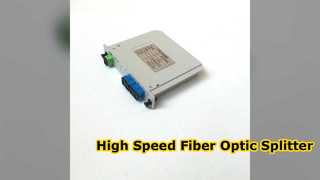 FTTH এর জন্য উচ্চ কর্মক্ষমতা 1x8 ফাইবার অপটিক PLC স্প্লিটার