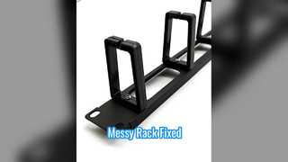 র্যাক কেবল ম্যানেজার 1U ক্লিন নেটওয়ার্ক