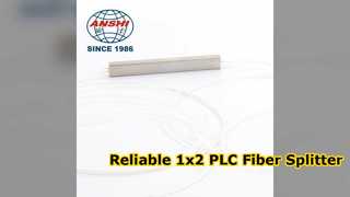 1x2 PLC ফাইবার স্প্লিটার উচ্চ নির্ভরযোগ্যতা FTTH সমাধান
