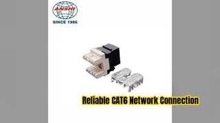 CAT6 UTP কীস্টোন জ্যাক নির্ভরযোগ্য নেটওয়ার্ক কেবল সংযোগকারী