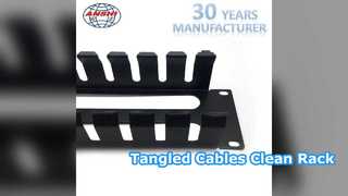 র্যাক কেবল ম্যানেজার 1U অর্গানাইজ নেটওয়ার্ক