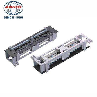 10inch 12 Port Wall Mount UTP Patch Panel 110 IDC Type