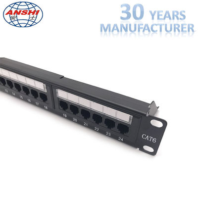 RACK MOUNT PATCH PANEL 24 PORT 19 Inch CAT5E/CAT6/CAT6 UTP RACK MOUNT PATCH PANEL