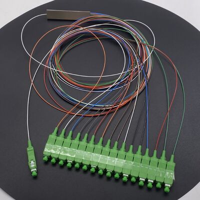 1x16 SC/APC Single Mode Fiber Optic Splitter PLC Splitter for FTTH and PON Networks