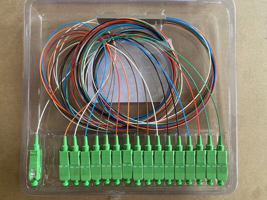 Fiber Optic Splitter 1x16 SC/APC PLC Single Mode ODF Optical Fibers