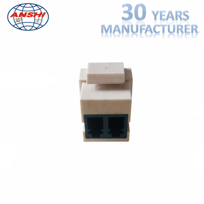 RJ45 Fiber Optic Accessories LC Singlemode Keystone Coupler