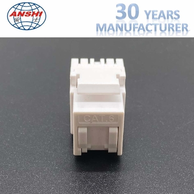 Network RJ45 Keystone Jack CAT5E CAT6 180 Degree UTP