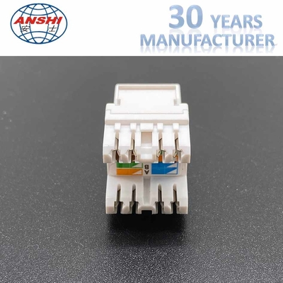 Network RJ45 Keystone Jack CAT5E CAT6 180 Degree UTP