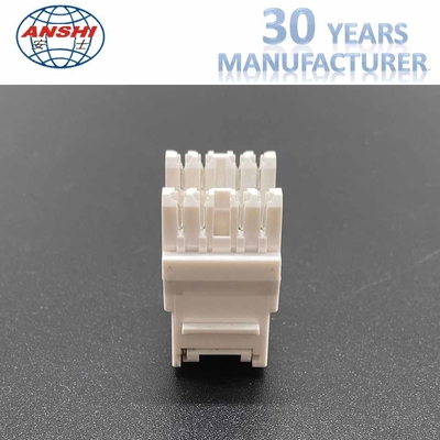 Network RJ45 Keystone Jack CAT5E CAT6 180 Degree UTP