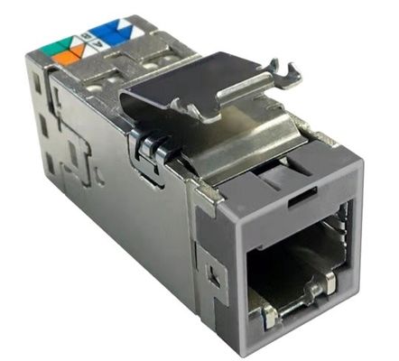 ANSHI AMP-TWIST SLX সিরিজ মডুলার জ্যাক ক্যাটাগরি 6A শিল্ডেড 4 জোড়া ডাস্ট কভার ছাড়াই