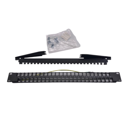 মডুলার হাই ডেনসিটি জিগ জ্যাগ প্যাচ প্যানেল, 48xRJ45/u/s, সরঞ্জামবিহীন, 1U