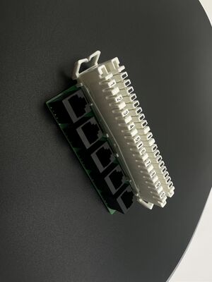 10 Pairs LSA-PLUS Disconnection Module, Switching Module,  5x8 position RJ45