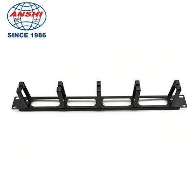 নেটওয়ার্ক কেবল ব্যবস্থাপনার জন্য ৫টি রিং সহ ১U উচ্চতার ১৯ ইঞ্চি র্যাক মাউন্টযোগ্য অনুভূমিক কেবল ম্যানেজার